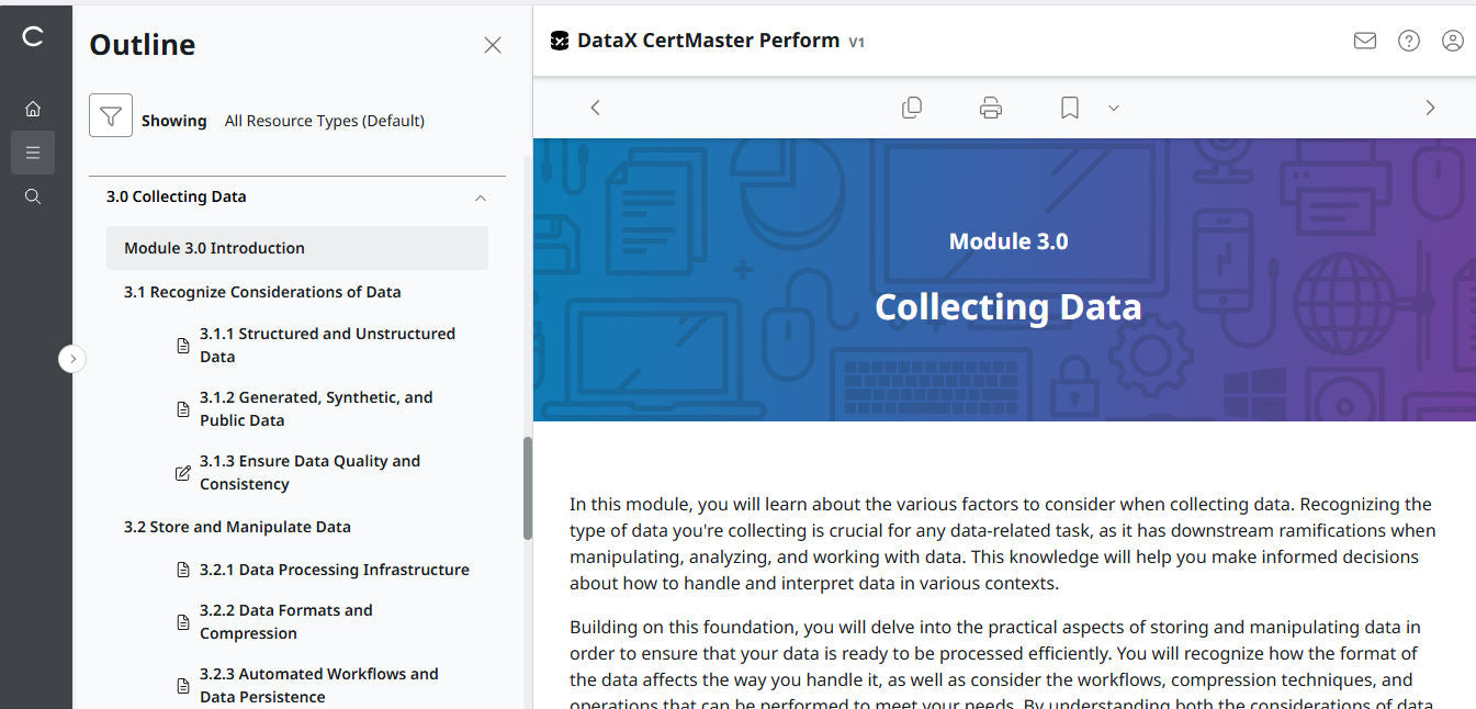 Khóa Học Online Chủ Động – CompTIA DataX CertMaster Perform (V1, 2 Tháng)