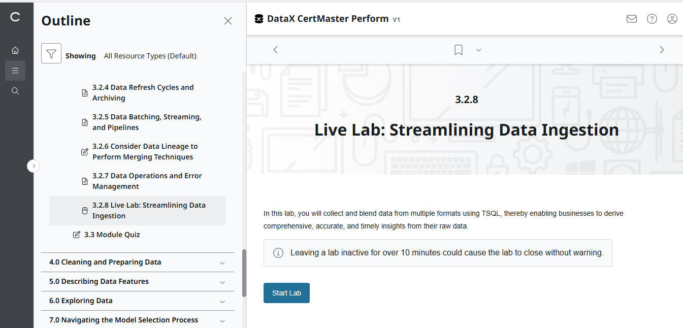 Khóa Học Online Chủ Động – CompTIA DataX CertMaster Perform (V1, 2 Tháng)