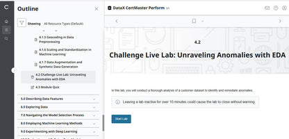 Khóa Học Online Chủ Động – CompTIA DataX CertMaster Perform (V1, 2 Tháng)