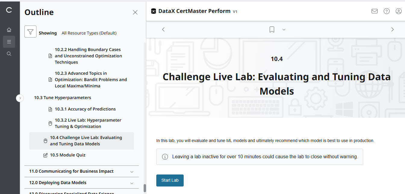 Khóa Học Online Chủ Động – CompTIA DataX CertMaster Perform (V1, 2 Tháng)