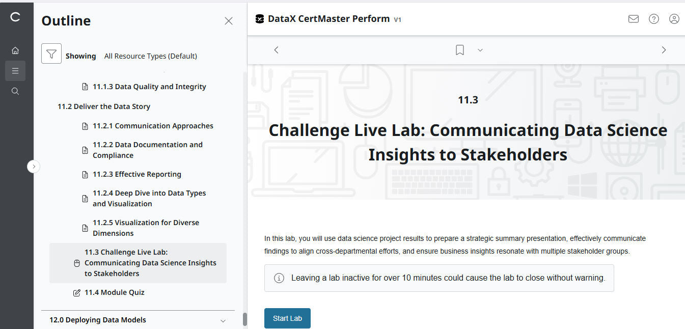 Khóa Học Online Chủ Động – CompTIA DataX CertMaster Perform (V1, 2 Tháng)