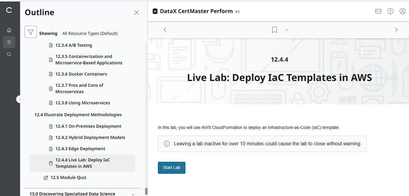 Khóa Học Online Chủ Động – CompTIA DataX CertMaster Perform (V1, 2 Tháng)