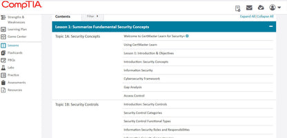Học & Luyện Thi CompTIA Security+ (SY0-701) – Combo CertMaster Learn + Labs 3 Tháng