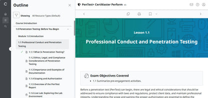 🛒 Ưu Đãi Đặc Biệt – CertMaster Perform cho CompTIA PenTest+ (PT0-003) – Truy Cập 3 Tháng