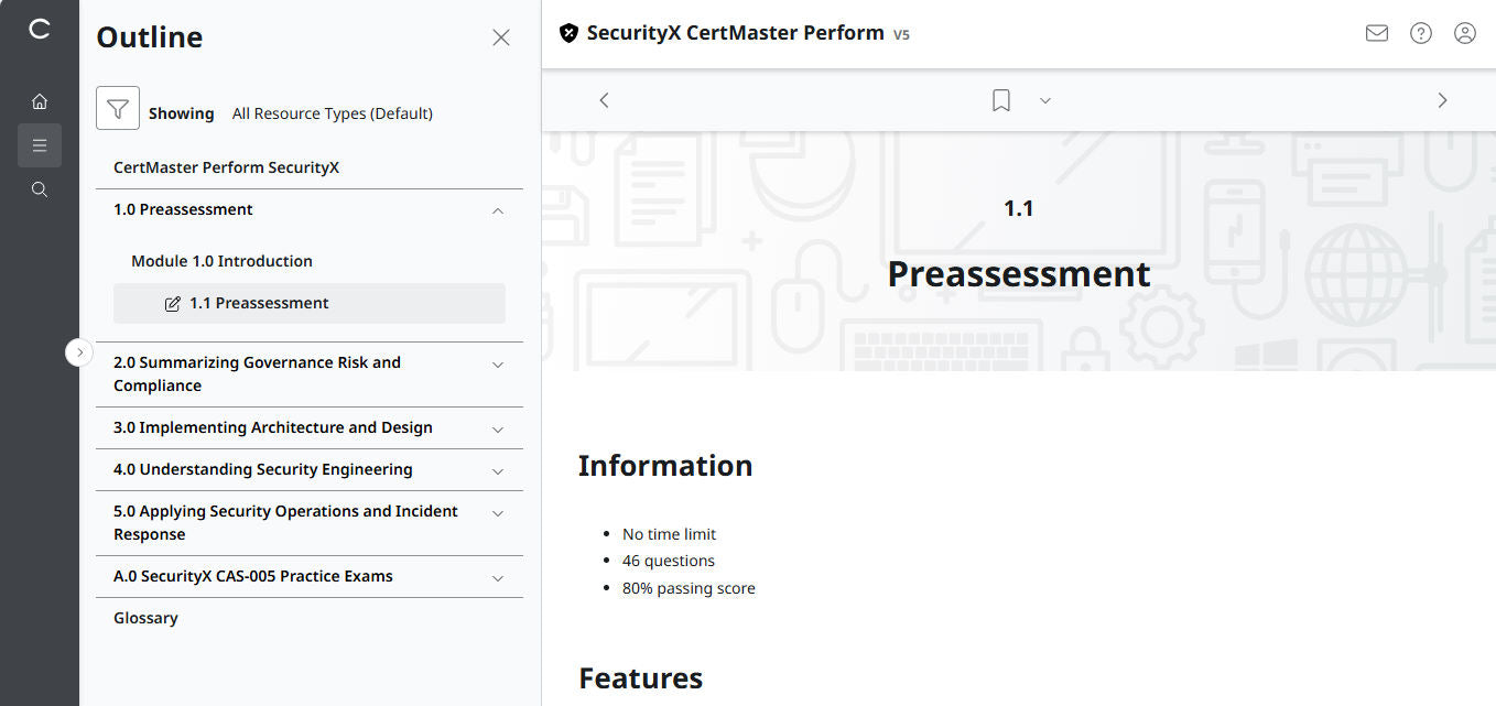 🛒 Ưu Đãi Đặc Biệt – CertMaster Perform cho CompTIA SecurityX (CASP+) CAS-005 – Truy Cập 3 Tháng
