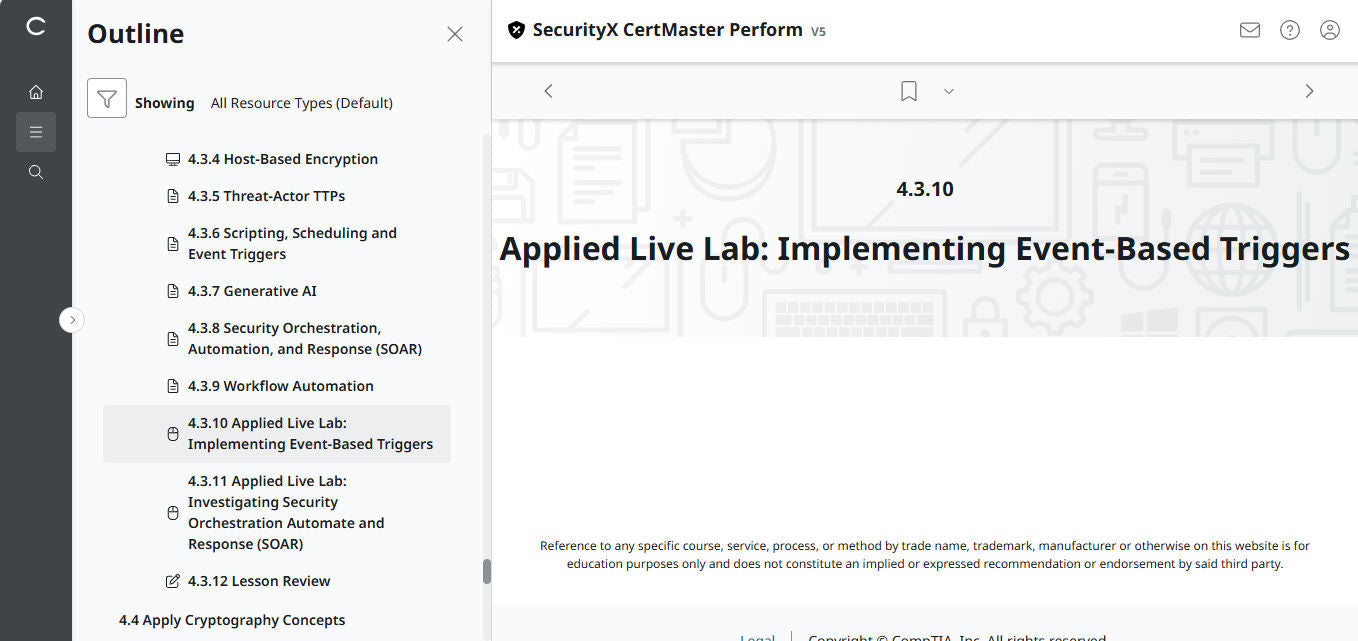 🛒 Ưu Đãi Đặc Biệt – CertMaster Perform cho CompTIA SecurityX (CASP+) CAS-005 – Truy Cập 3 Tháng