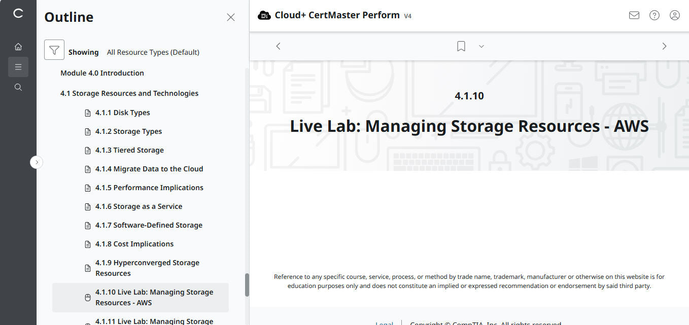 🛒Special Offer -  CompTIA Cloud+ CertMaster Perform (CV0-004) – 3-Month Access