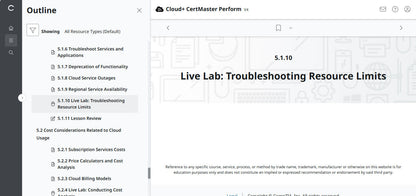 🛒 Ưu Đãi Đặc Biệt – CompTIA Cloud+ CertMaster Perform (CV0-004) – Truy Cập 3 Tháng