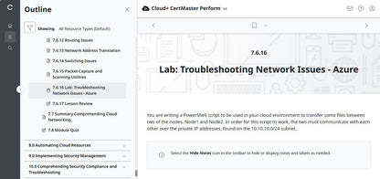 🛒 Ưu Đãi Đặc Biệt – CompTIA Cloud+ CertMaster Perform (CV0-004) – Truy Cập 3 Tháng