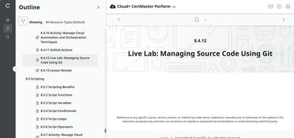 🛒 Ưu Đãi Đặc Biệt – CompTIA Cloud+ CertMaster Perform (CV0-004) – Truy Cập 3 Tháng