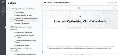 🛒 Ưu Đãi Đặc Biệt – CompTIA Cloud+ CertMaster Perform (CV0-004) – Truy Cập 3 Tháng